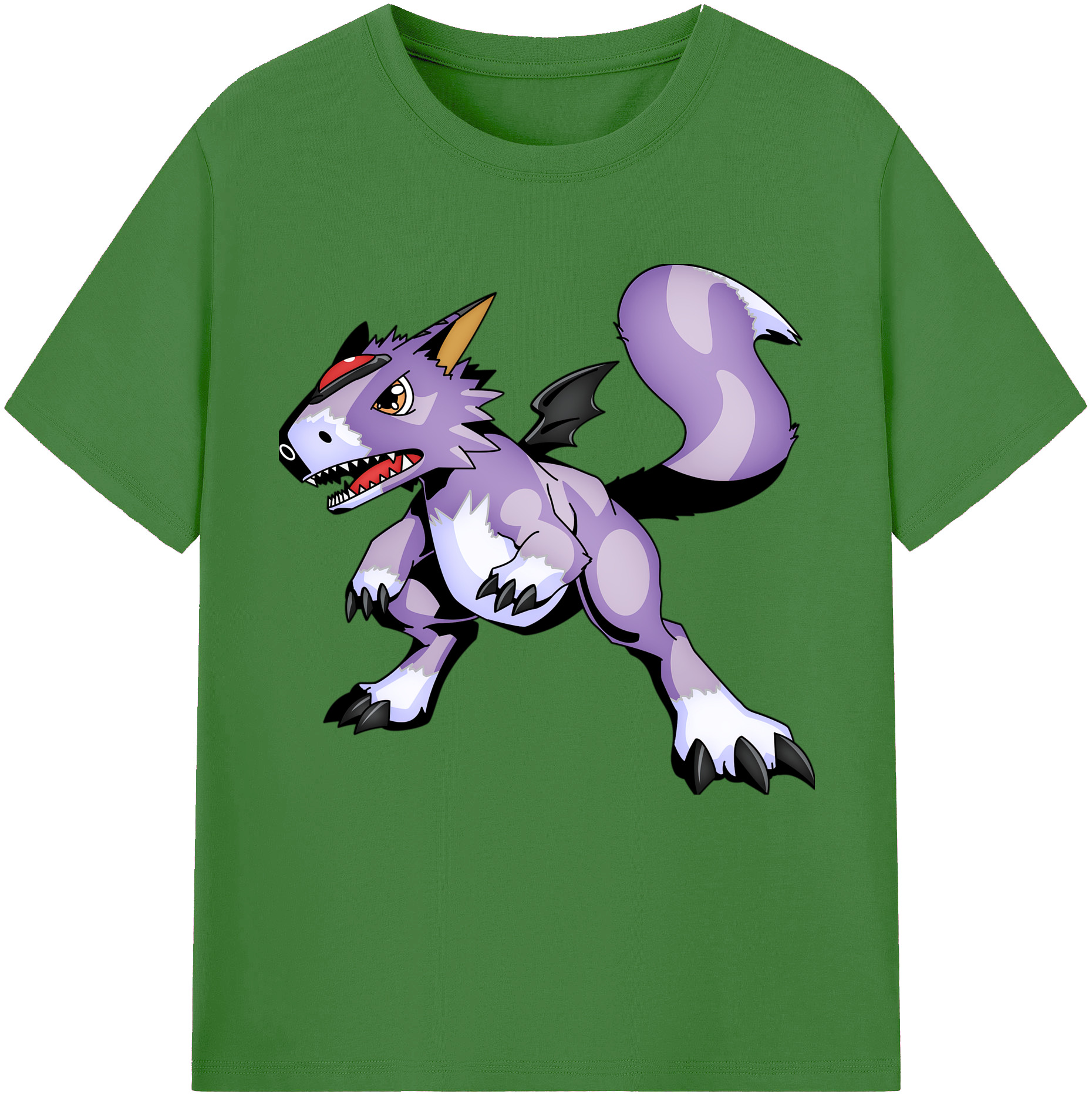 （画像用） Digimon デジタルモンスター/デジモン レディースカジュアルプリントTシャツ（綿100％）